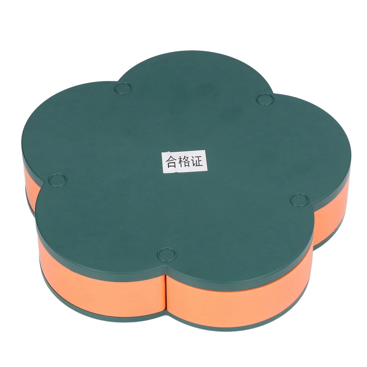 Snack Serving Tray Multifunction Large Capacity Flower Shape Nut Candy Serving Container for Home Monolayer