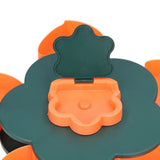 Snack Serving Tray Multifunction Large Capacity Flower Shape Nut Candy Serving Container for Home Monolayer - Extra Image