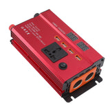 Car Power Inverter 12V 24V to 220V Aluminium Alloy 420W LED Screen Safe Charging 4 USB Ports Car Inverter 420W
