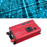 Car Power Inverter 12V 24V to 220V Aluminium Alloy 420W LED Screen Safe Charging 4 USB Ports Car Inverter 420W