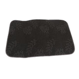 Bathroom Mat Modern Absorbent Quick Dry Bathroom Rug Entrance Door Antislip Mat dark Grey Square - 45-Degree Angle