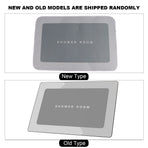Bathroom Mat Modern Absorbent Quick Dry Bathroom Rug Entrance Door Antislip Mat Light Gray Square