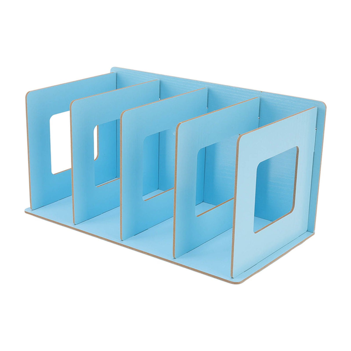 Desk Book Rack Space Saving Wooden Card Magazine Holder DIY Desktop Bookshelf for Student Adult