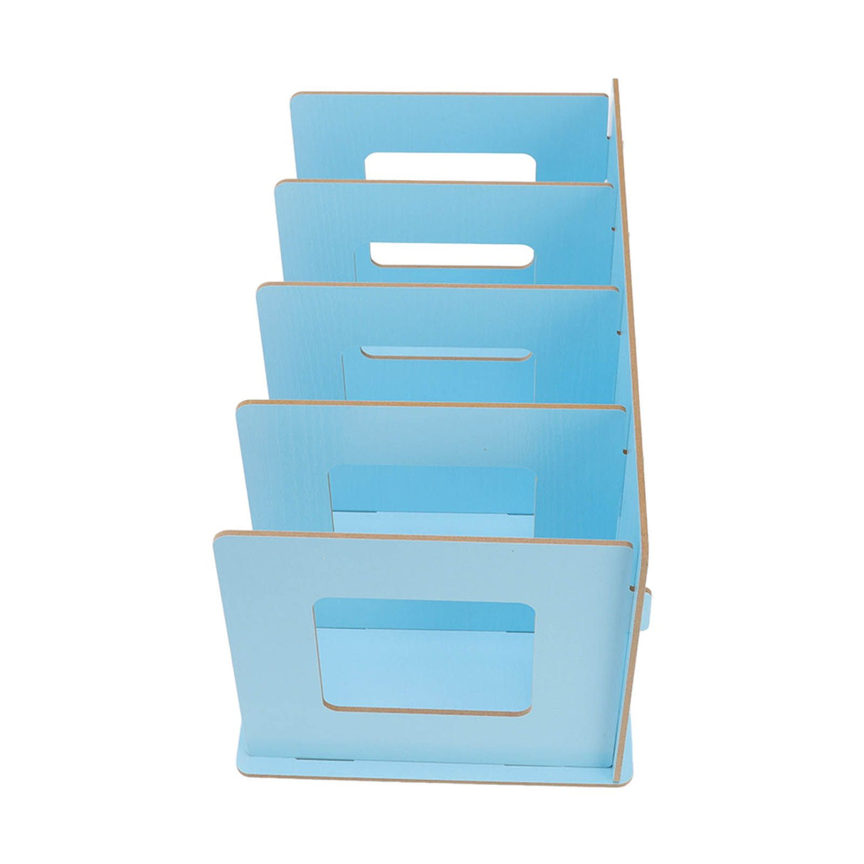 Desk Book Rack Space Saving Wooden Card Magazine Holder DIY Desktop Bookshelf for Student Adult