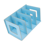 Desk Book Rack Space Saving Wooden Card Magazine Holder DIY Desktop Bookshelf for Student Adult - Extra Image