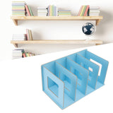 Desk Book Rack Space Saving Wooden Card Magazine Holder DIY Desktop Bookshelf for Student Adult - Extra Image