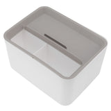 Tissue Box Cover Rectangular Plastic Remote Control Stationery Storage Napkin Box Holder for Office Living Room