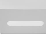 Tissue Box Cover Rectangular Plastic Remote Control Stationery Storage Napkin Box Holder for Office Living Room - Extra Image