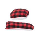 2pcs Tailor Ham Seam Roll Set Dressmaking Sleeve Roll Pressing Tool for Ironing Curved Seam Tailors - Top-Down View