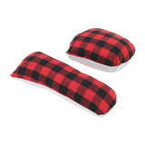2pcs Tailor Ham Seam Roll Set Dressmaking Sleeve Roll Pressing Tool for Ironing Curved Seam Tailors - Rear View