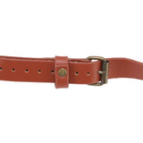 Dual Shoulder Leather Harness Comfortable Camera Strap Accessories for 2 Cameras Brown - Extra Image