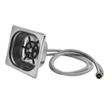 Glass Rinser Stainless Steel Automatic Cup Washer Cleaner for Bar Pub Restaurant Coffee Shop HotelSilver