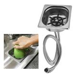 Glass Rinser Stainless Steel Automatic Cup Washer Cleaner for Bar Pub Restaurant Coffee Shop HotelSilver - Extra Image