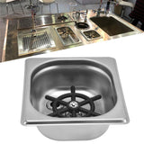 Glass Rinser Stainless Steel Automatic Cup Washer Cleaner for Bar Pub Restaurant Coffee Shop HotelSilver