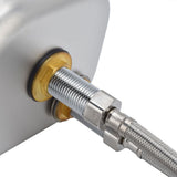 Glass Rinser Stainless Steel Automatic Cup Washer Cleaner for Bar Pub Restaurant Coffee Shop HotelSilver - Extra Image
