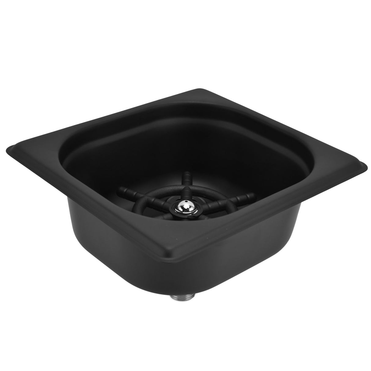 Glass Rinser Stainless Steel Automatic Cup Washer Cleaner for Bar Pub Restaurant Coffee Shop HotelBlack