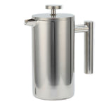 1000ML French Press Stainless Steel Coffee Pot Hand Brewed Coffee Tea Maker for Home