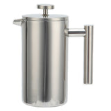 1000ML French Press Stainless Steel Coffee Pot Hand Brewed Coffee Tea Maker for Home
