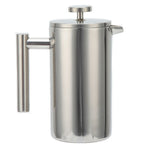 1000ML French Press Stainless Steel Coffee Pot Hand Brewed Coffee Tea Maker for Home