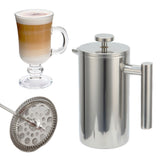 1000ML French Press Stainless Steel Coffee Pot Hand Brewed Coffee Tea Maker for Home - Extra Image