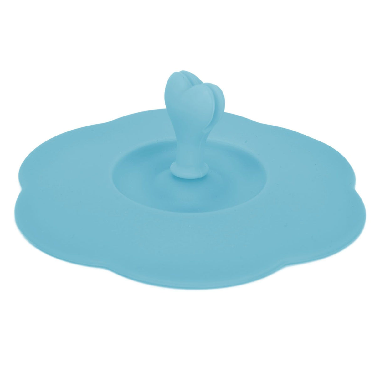 Silicone Lid Dustproof Heat Resistant Hot and Cold Beverage Cup Lid for Kitchen HomeBlue