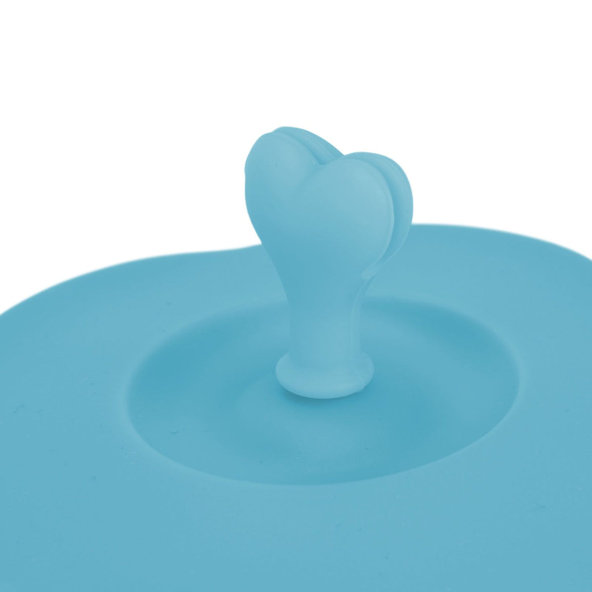 Silicone Lid Dustproof Heat Resistant Hot and Cold Beverage Cup Lid for Kitchen HomeBlue