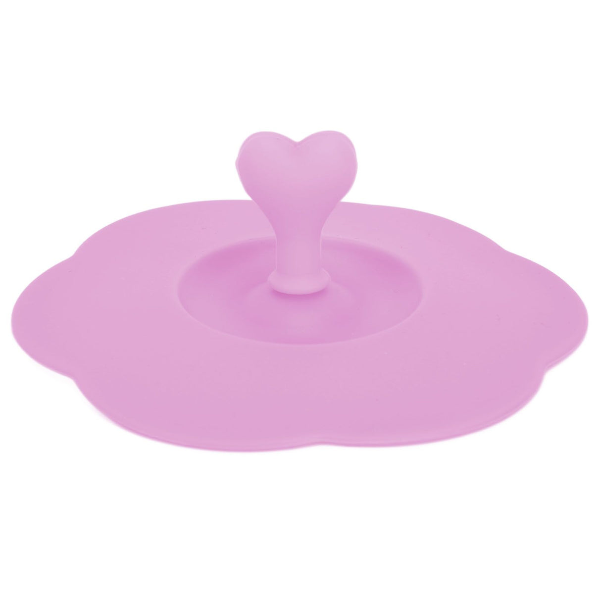 Silicone Lid Dustproof Heat Resistant Hot and Cold Beverage Cup Lid for Kitchen HomePink