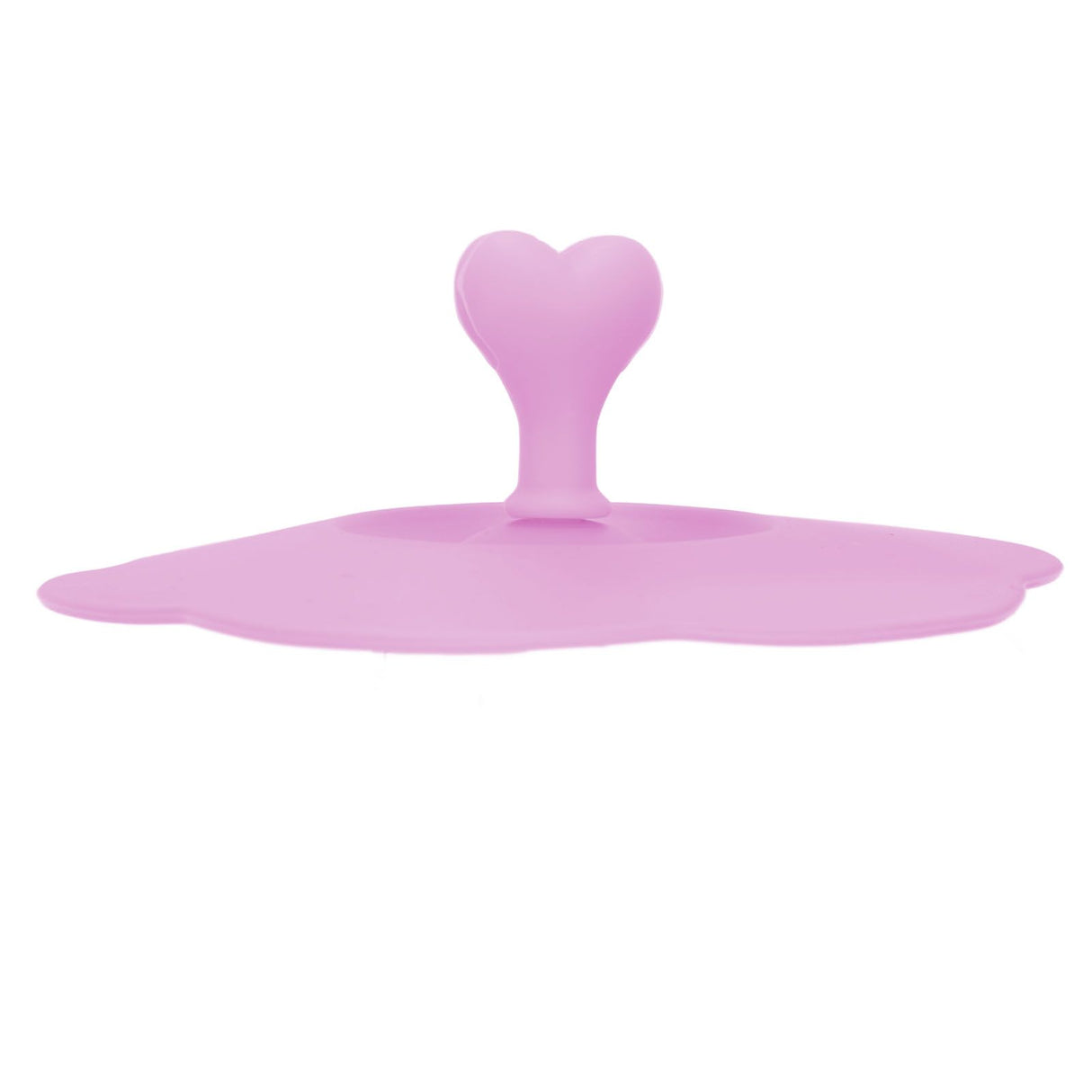Silicone Lid Dustproof Heat Resistant Hot and Cold Beverage Cup Lid for Kitchen HomePink