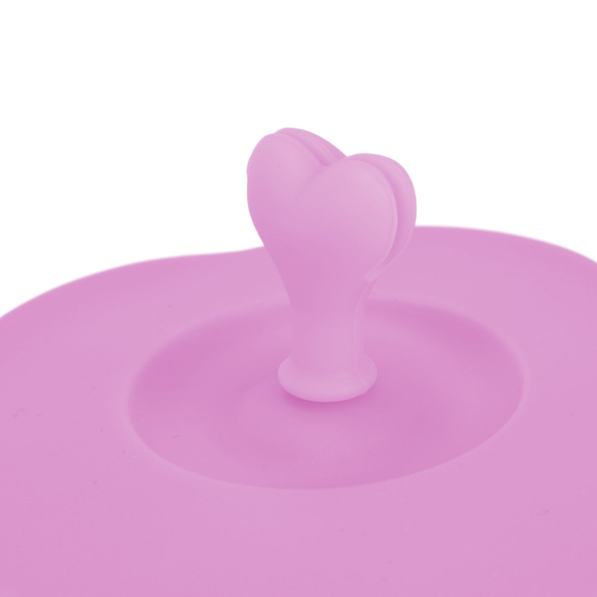 Silicone Lid Dustproof Heat Resistant Hot and Cold Beverage Cup Lid for Kitchen HomePink