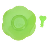 Silicone Lid Dustproof Heat Resistant Hot and Cold Beverage Cup Lid for Kitchen HomeGreen - Extra Image