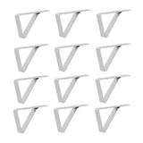 12Pcs Tablecloth Clip Stainless Steel Triangle Tablecloth Garden Dining Table Tablecloth Clip Picnics Restaurants