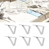 12Pcs Tablecloth Clip Stainless Steel Triangle Tablecloth Garden Dining Table Tablecloth Clip Picnics Restaurants - Extra Image