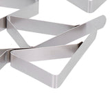 12Pcs Tablecloth Clip Stainless Steel Triangle Tablecloth Garden Dining Table Tablecloth Clip Picnics Restaurants - Extra Image