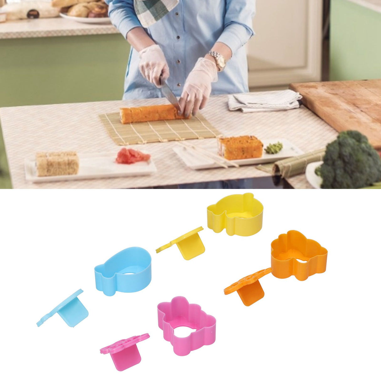 Mini Animal Sandwichs Stamper Food Grade Safe Non Toxic Easy to Use Mini Animal Cookies Mold