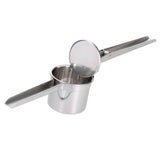 Stainless Steel Manual Juicer Healthy Convenient Beautiful Lightweight Handheld Juice Squeezer - Side View