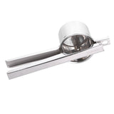 Stainless Steel Manual Juicer Healthy Convenient Beautiful Lightweight Handheld Juice Squeezer - Low Angle