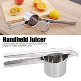 Stainless Steel Manual Juicer Healthy Convenient Beautiful Lightweight Handheld Juice Squeezer