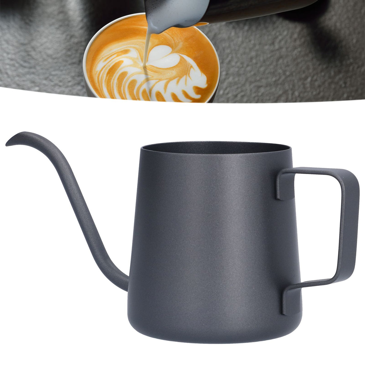 Long Narrow Spout Coffee Pot Food Grade Stainless Steel Gooseneck Tea Kettle for Home Office