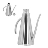 Stainless Steel Oil Can Leakproof Easy to Use and Clean Household Oil and Vinegar Pot - Extra Image