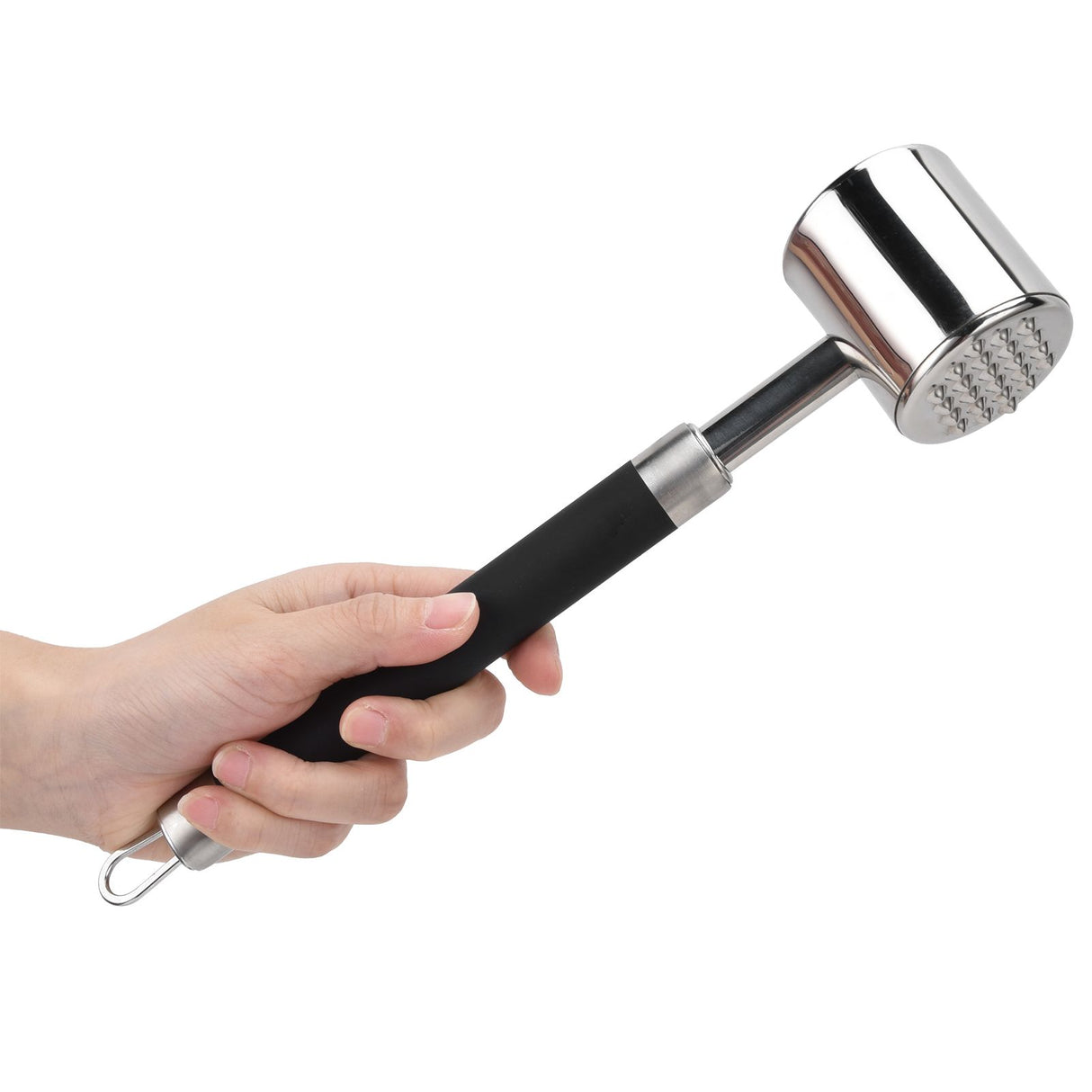 Loose Meat Hammer Stainless Steel Pork Chop Steak Tenderizer Hammer for Kitchen Tools