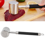 Loose Meat Hammer Stainless Steel Pork Chop Steak Tenderizer Hammer for Kitchen Tools