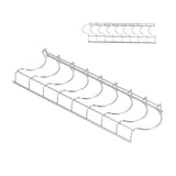 Fashionable Dish Storage Rack Kitchen Dish Draining Rack for Kitchen Counters Cabinets Buttery
