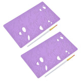 Letter Fondant Silicone Mold Alphabet A‑Z Silicone Fondant Mould for Birthday Anniversary Cake Decorating Candy Making - Rear View