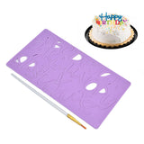 Letter Fondant Silicone Mold Alphabet A‑Z Silicone Fondant Mould for Birthday Anniversary Cake Decorating Candy Making