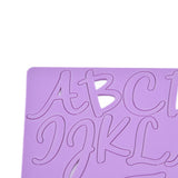Letter Fondant Silicone Mold Alphabet A‑Z Silicone Fondant Mould for Birthday Anniversary Cake Decorating Candy Making