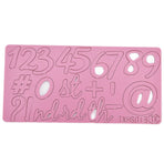Fondant Cake Cartoon Digital Mould Die Cut Acrylic Cake Mould Baking Decoration Biscuit Stamping Tool