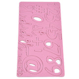 Fondant Cake Cartoon Digital Mould Die Cut Acrylic Cake Mould Baking Decoration Biscuit Stamping Tool - Close-Up Angle