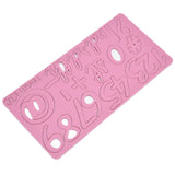 Fondant Cake Cartoon Digital Mould Die Cut Acrylic Cake Mould Baking Decoration Biscuit Stamping Tool - Low Angle
