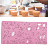 Fondant Cake Cartoon Digital Mould Die Cut Acrylic Cake Mould Baking Decoration Biscuit Stamping Tool - Extra Image