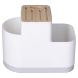 Multifunctional Knife Chopsticks Cage Plastic Household Knife Chopsticks Holder for Kitchen - Top-Down View
